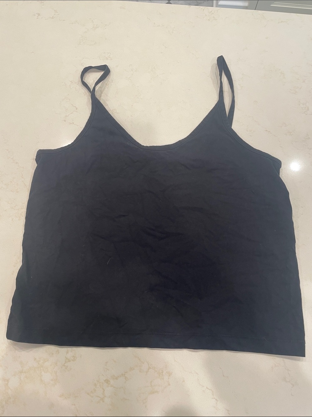 Madewell Black Spaghetti Strap Camisole